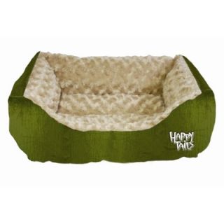 Happy Tails Corduroy 17H x 20W Cuddler Dog Bed