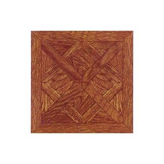  Vinyl Machine Wood Cross Diamond Floor Tile (Set of 20)   20PCS 8075