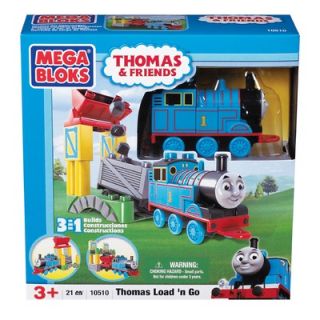 Mega Brands Mega Bloks Thomas 3 in 1 Buildable Thomas Loadn Go