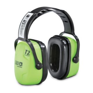  Hi Viz Green Plastic Thunder® T2HV Headband Style Earmuff (NRR 26 dB