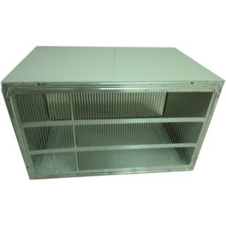 LG 26 Wall Sleeve and Stamped Aluminum Rear Grille for Through the