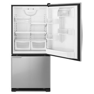 Maytag Spill Catcher(TM) Shelves Bottom Freezer Refrigerator