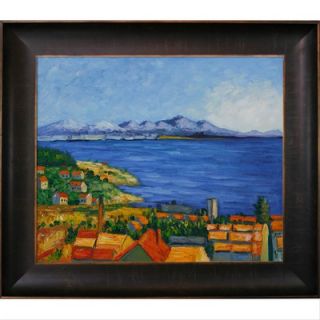  Bay of Marseilles Canvas Art by Paul Cezanne Traditional   35 X 31