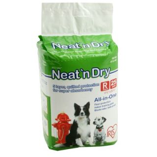 IRIS USA, Inc. Neat n Dry Training Pads for Puppies and Dogs (25 Pack