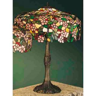 Meyda Tiffany 28.5 H Tiffany Cherry Blossom Table Lamp