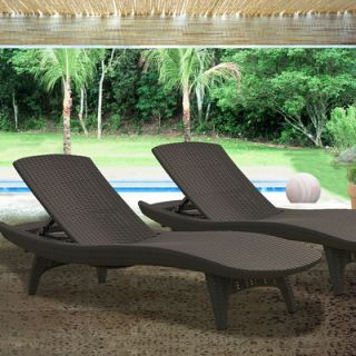 International Home Miami Atlantic Java Chaise Lounge (Set of 2)   CS