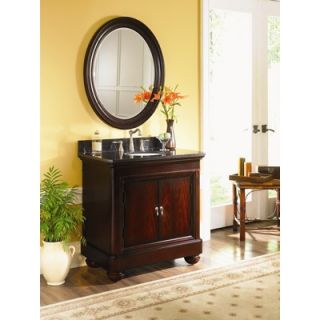 Kaco 30 Vanity in Merlot without Top