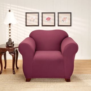 Sure Fit Stretch Holden Chair Slipcover in Wine (Box Cushion