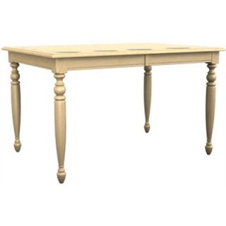  Rectangular Leg Counter Table with 36 Farmhouse Legs in Natural