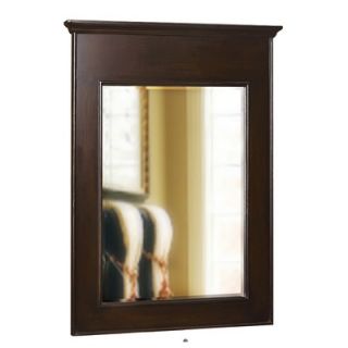 Belle Foret Landscape 40 x 30 Bathroom Vanity Mirror in Espresso