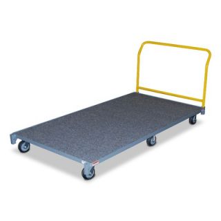 Cart and Equipment 43 x 80 Carpeted Platform Truck   PTWC4830