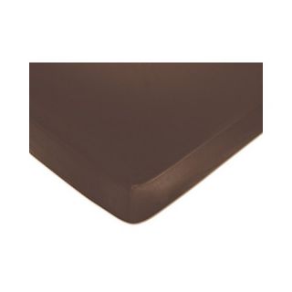 Sweet Jojo Designs Blue and Brown Geo Fitted Crib Sheet in Solid