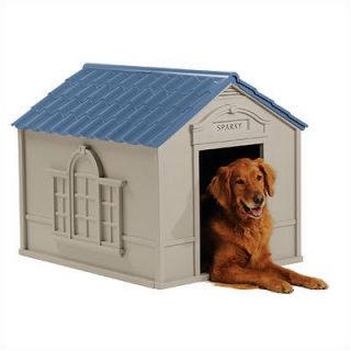 Suncast Deluxe Dog House for Large Dogs