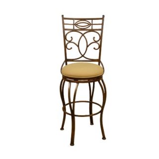 American Heritage Belleview Stool in Rustic with Earth