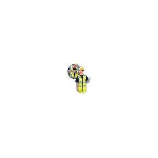 High Visibility Yellow OccuLux® Multi Pocketed Zipper Vest W/3M™ Sc