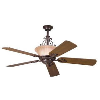 Kichler 52 Cottage Grove 5 Blade Ceiling Fan   300003CZ / 337011IV