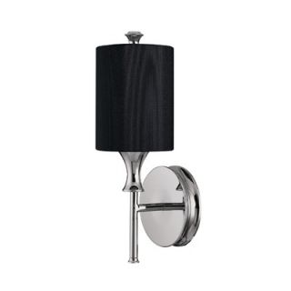 Capital Lighting Studio One Light Wall Sconce with Black Shade in