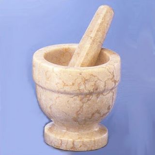 Creative Home Champagne Marble 4 Mortar and Pestle