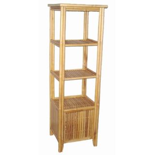 Bamboo54 4 Tier Rectangular Shelf   5840