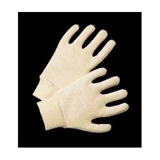 West Chester Mens White 5.5 Ounce Reverisble Jersey Glove With Knit