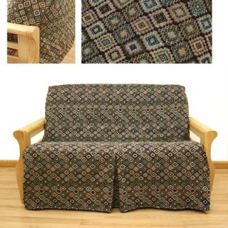 Easy Fit Navajo 5 Piece Full Skirted Futon Cover Set   31 628 55