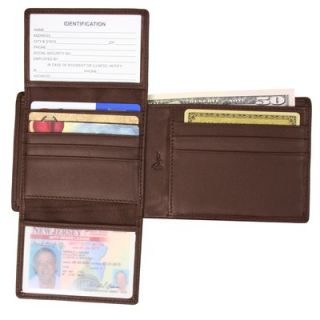 Royce Leather RFID Blocking Euro Commuter Wallet   RFID 109A