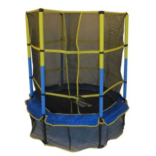 Upper Bounce 55 Kid Friendly Trampoline and Enclosure Set