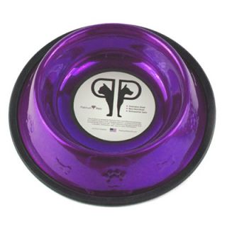 Platinum Pets Embossed Dog Bowl in Purple   EB24/32/64/96PUR