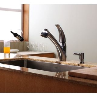  Hole High Arc Pull Down Kitchen Faucet with 68 Braided Hose