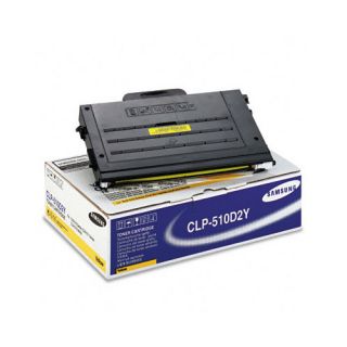 Samsung CLP510D2Y Laser Print Cartridge, Yellow   SASCLP510D2Y