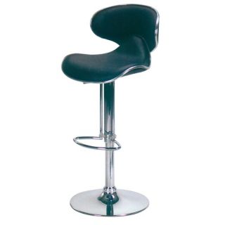 Hazelwood Home 23 Two Adjustable Faux Leather Bar Stools