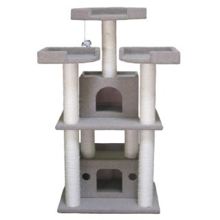 Kitty Mansions 73 Beverly Hills Cat Tree in Brown and Beige
