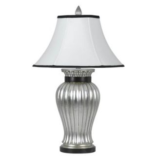 Cal Lighting Angelo Resin Table Lamp in Antique Silver