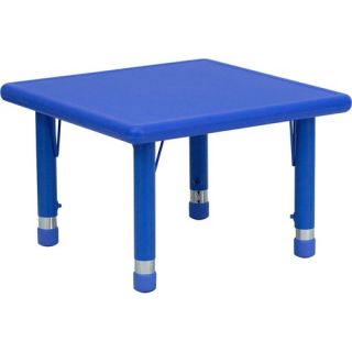 Square Height Adjustable Plastic Activity Table