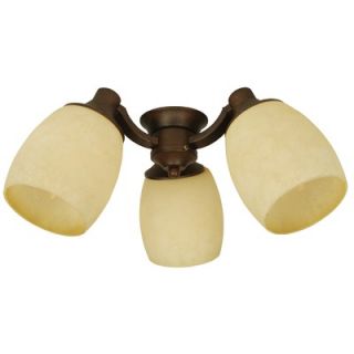 Craftmade Woodward Three Light Branched Ceiling Fan Light Kit