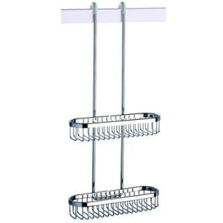 Geesa by Nameeks Basket Double Shower Basket in Chrome