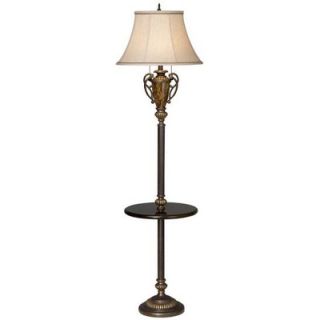  Opulent Grace Floor Lamp with Tray in Florida Bronze   85 2413 20