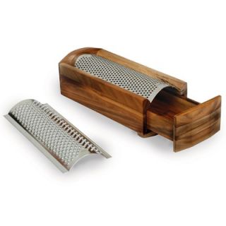 Enrico Acacia Cheese Grater and Shredder in Lacquer