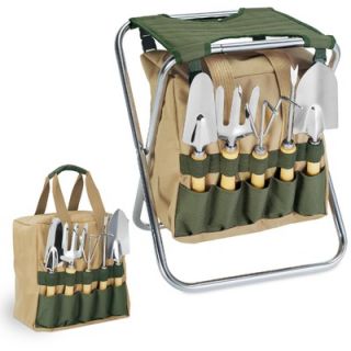 Picnic Time Gardener Seat and Tools in Green   542 93 121