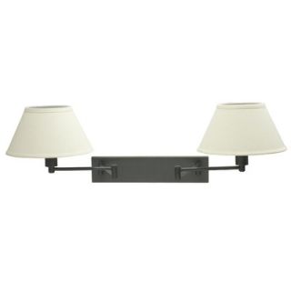  Office Double Swing Arm Wall Lamp in Oil Rubbed Bronze   WS14 2 91