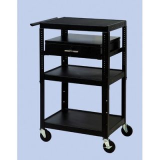 VTI 26   42 Adjustable Equipment Cart with Cabinet   MFCAB4226 E