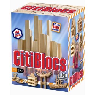 Citiblocs 100 Piece Building Block Set in Natural Colors