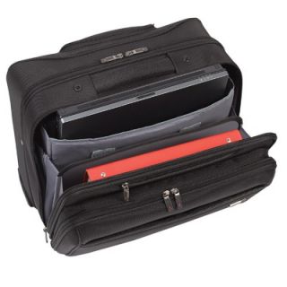 SOLO Sterling CheckFast™ Rolling Laptop Overnighter in Black