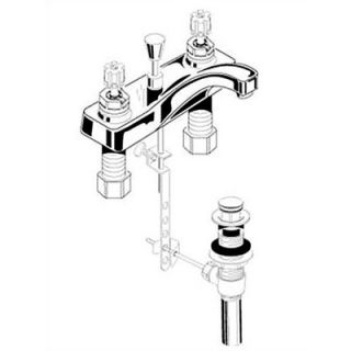 American Standard Heritage Centerset Bathroom Faucet with Double Lever