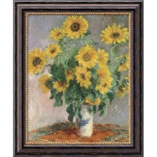 Tori Home Sunflowers Canvas Art by Claude Monet Impressionism   35 X
