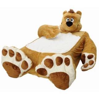 Incredibeds Fuzzy Brown Bear Twin Bed Cover   PBF BB101