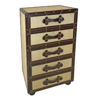 Cheungs Rattan Wooden 4 Drawers Chest