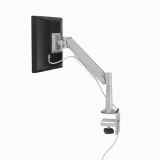 Adjustable Height Single Arm Small Flat Panel Desk Mounts (Up to 22)