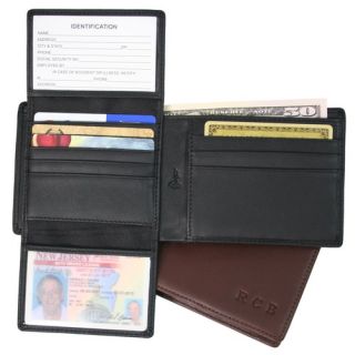 Royce Leather Mens Money Clip Wallet with Outside Pocket   108 5