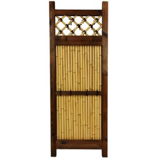 Oriental Furniture Japanese Bamboo 4 x 2 Zen Garden Fence